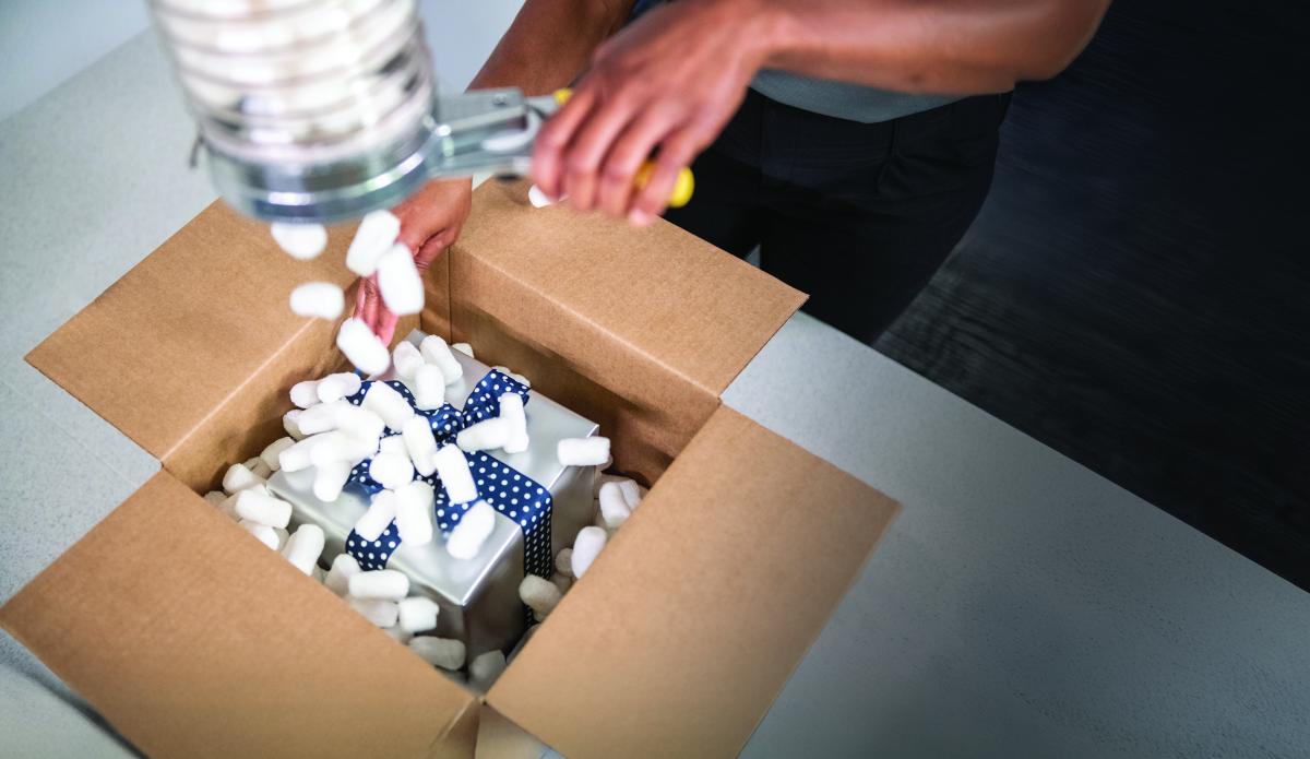 Packing Holiday Gifts at AIM Mail Centers