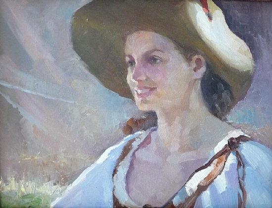 Image: "Renaissance Girl", Ying Liu's Website