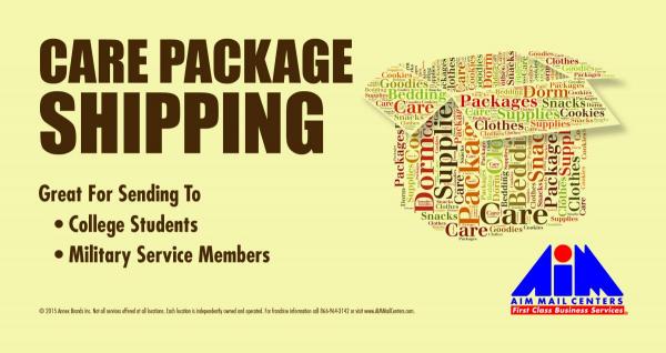 Care Package Shipping For College Students and Military Members