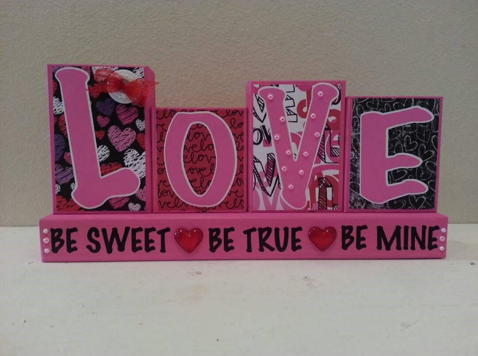Letter Blocks from Crafty Crystal in Moreno Valley, CA